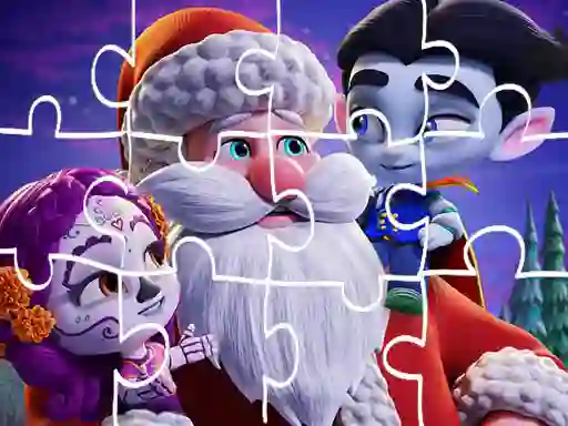 Permainan Super Monsters Christmas Jigsaw secara online