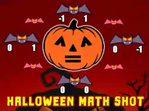 Permainan Halloween Math Shot secara online