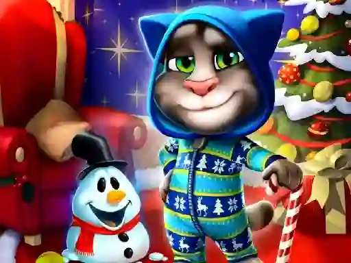 Permainan Christmas Tom Spot The Difference secara online