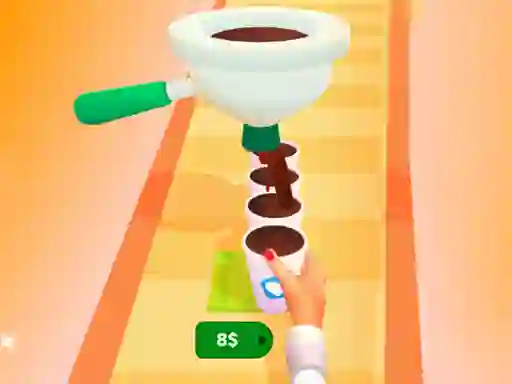 Permainan Coffee Run 3D secara online