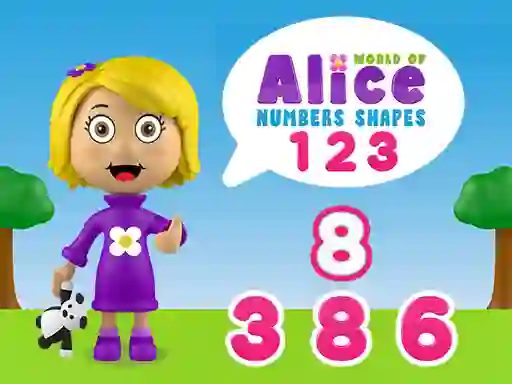 Permainan World of Alice Numbers Shapes secara online