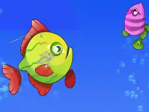 Permainan Fish Grow Eating Fish secara online
