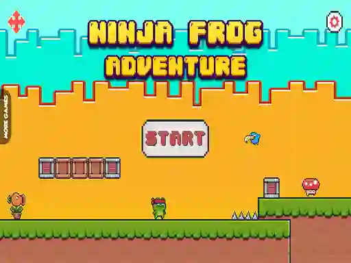 Permainan Ninja Frog Adventure secara online