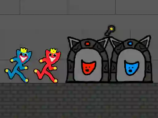Permainan Red and Blue Stickman Huggy 2 secara online