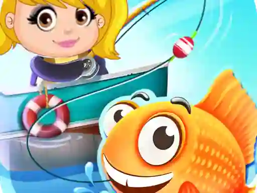 Permainan Nastya Fishing game secara online