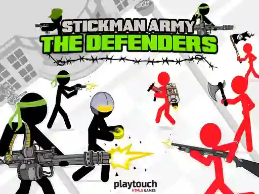 Permainan Stickman Army: The Defenders secara online