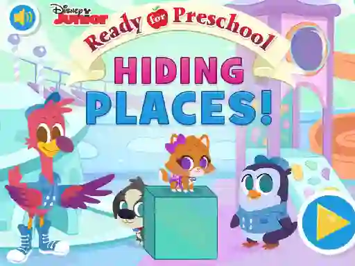 Permainan Ready for Preschool Hiding Places secara online