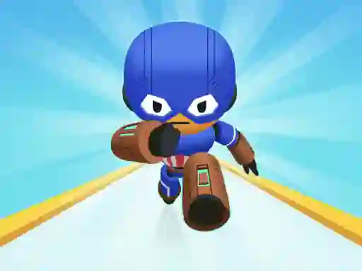 Permainan Robo Running 3D secara online