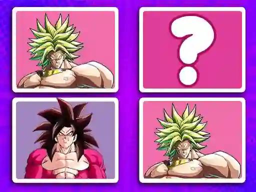 Permainan DragonBall Match Cards secara online