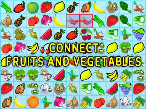 Permainan Connect Fruits and Vegetables secara online