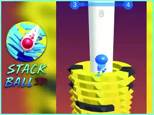 Permainan Stack Bounce Ball 3d secara online