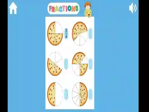 Permainan Fractions secara online