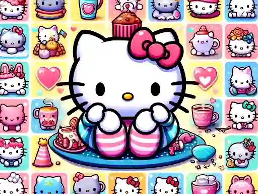 Permainan Cute Kitty Memory Challenge secara online