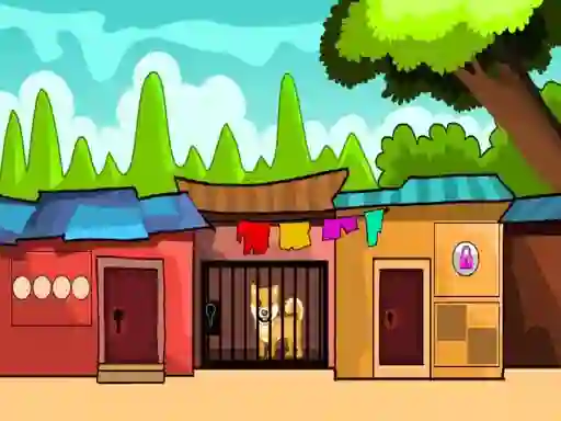 Permainan Cute Puppy Escape secara online