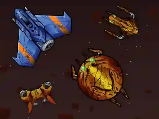 Permainan UFO Attack secara online