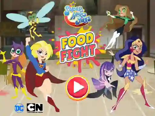 Permainan DC Super Hero Girls Food Fight secara online