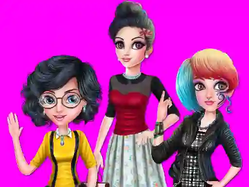 Permainan College Girl Squad Fashion Dressup secara online