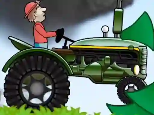 Permainan Tractor Driving Hill Climb 2D secara online