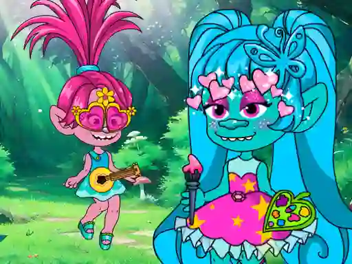Permainan Chibi Troll Fashion Maker secara online