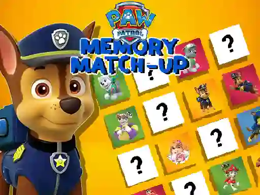 Permainan Paw Patrol Memory Match Up secara online