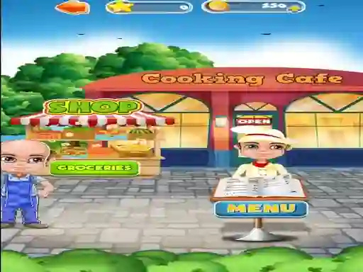 Permainan Cooking Cafe secara online