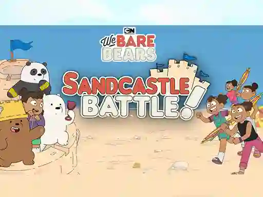Permainan Sandcastle Battle! We Bare Bears secara online