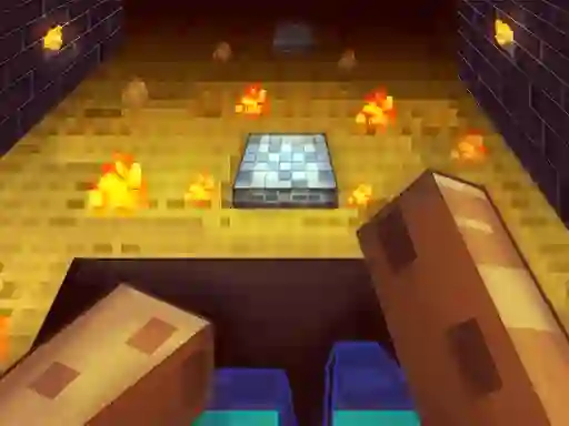Permainan Parkour in the cave 3D secara online