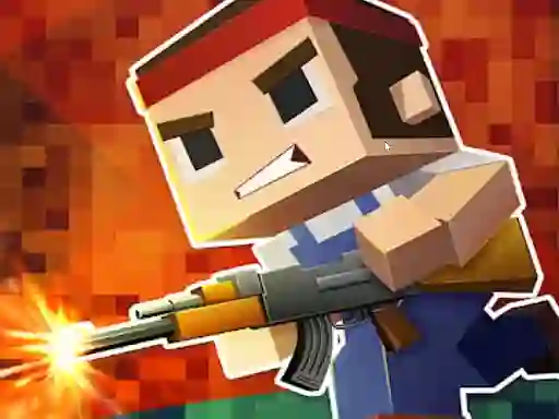 Permainan Blocky Shooting Swat Multiplayer secara online