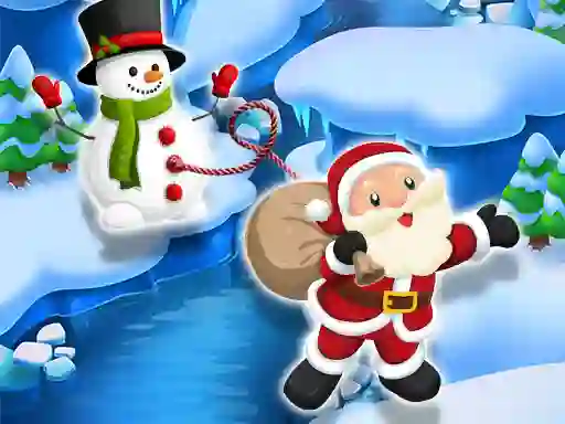 Permainan Santa SnowMan Jump secara online