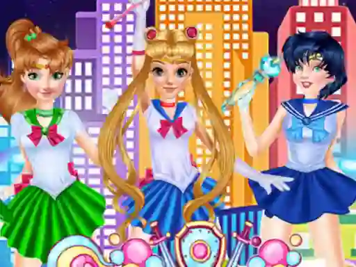 Permainan Sailor Moon Cosplay Show secara online