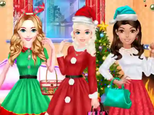 Permainan Fashion Girls Christmas Party secara online