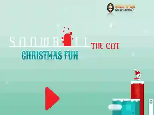 Permainan Snowball The Cat Christmas Fun secara online