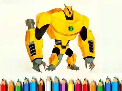 Permainan Ben10 Monsters Coloring book secara online