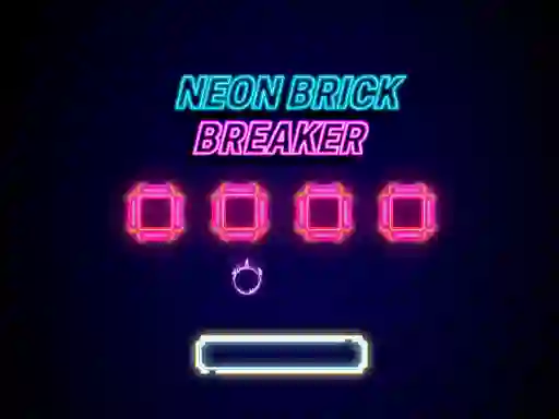 Permainan Neon Brick Breaker secara online