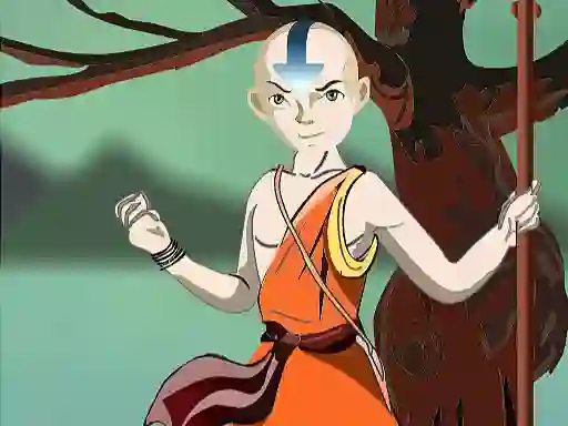 Permainan Avatar Aang DressUp secara online