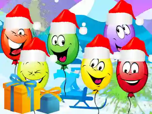 Permainan Christmas Balloons Bursting secara online