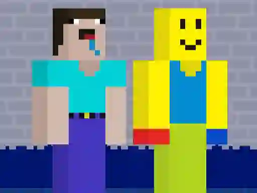 Permainan NoobLOX Rainbow Friends secara online