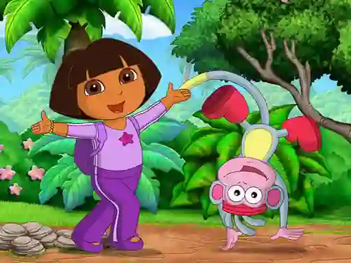 Permainan Find 7 Differences Dora secara online