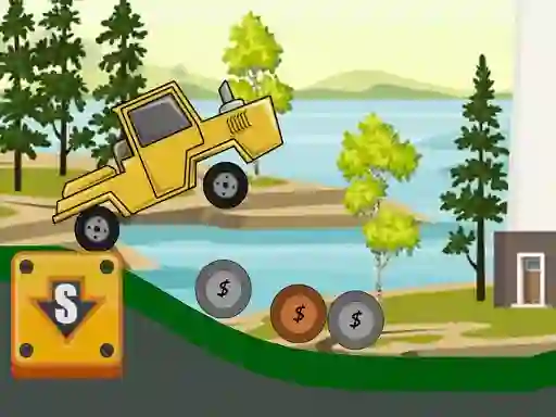 Permainan Hill Climb Tractor 2D secara online