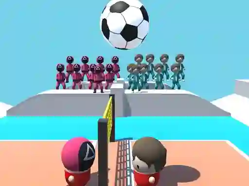 Permainan Volley Squid Gamer secara online