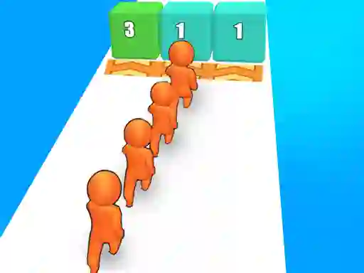 Permainan Crowd Stack 3D secara online