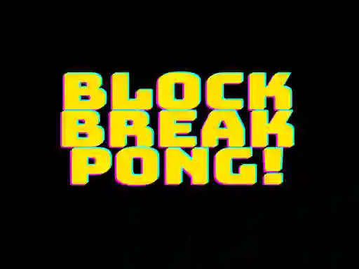 Permainan Block break pong! secara online