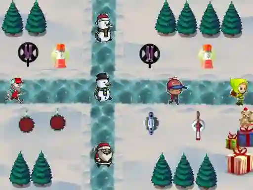 Permainan Christmas Defense secara online