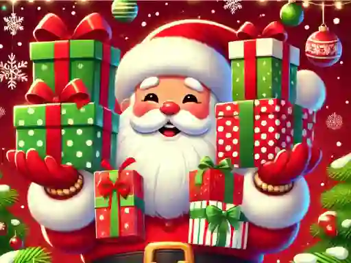 Permainan Christmas Gift Jump secara online