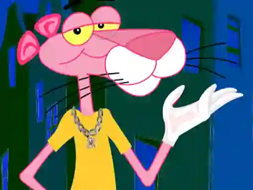 Permainan Pink Panther Dress Up secara online