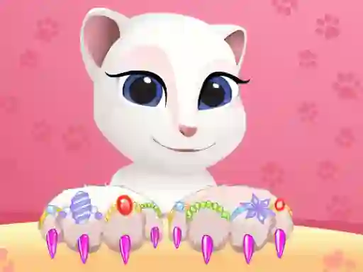 Permainan Talking Tom Angela Great Manicure secara online