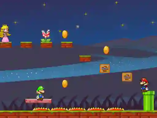 Permainan Mario Bros Save Princess secara online