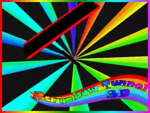 Permainan Rainbow Tunnel 3D secara online