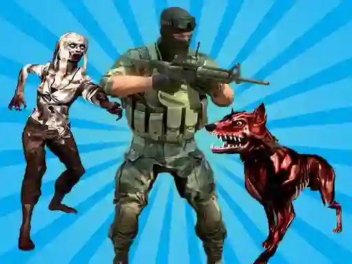 Permainan Good Guys VS Bad Boys Zombie secara online