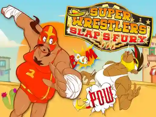 Permainan Super Wrestlers : Slaps Fury secara online